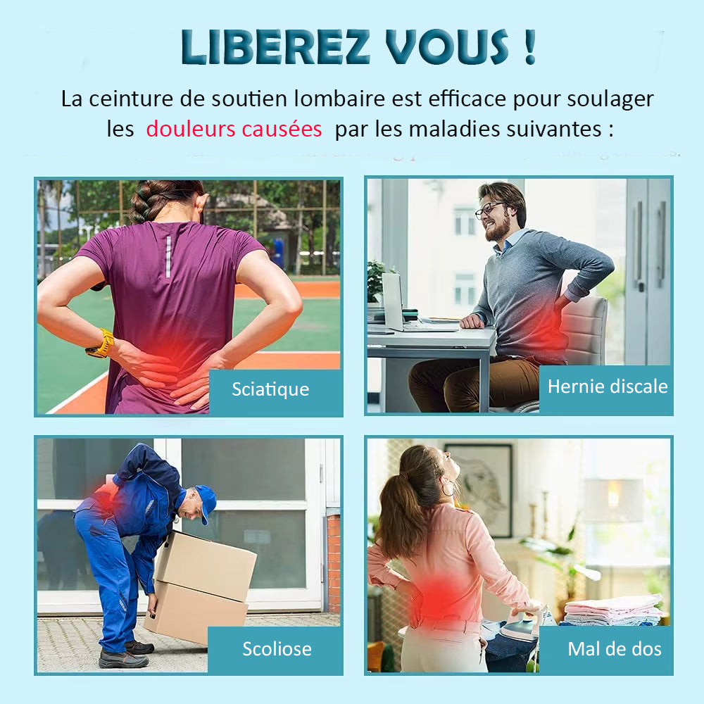 Attelle dorsale pour les douleurs lombaires